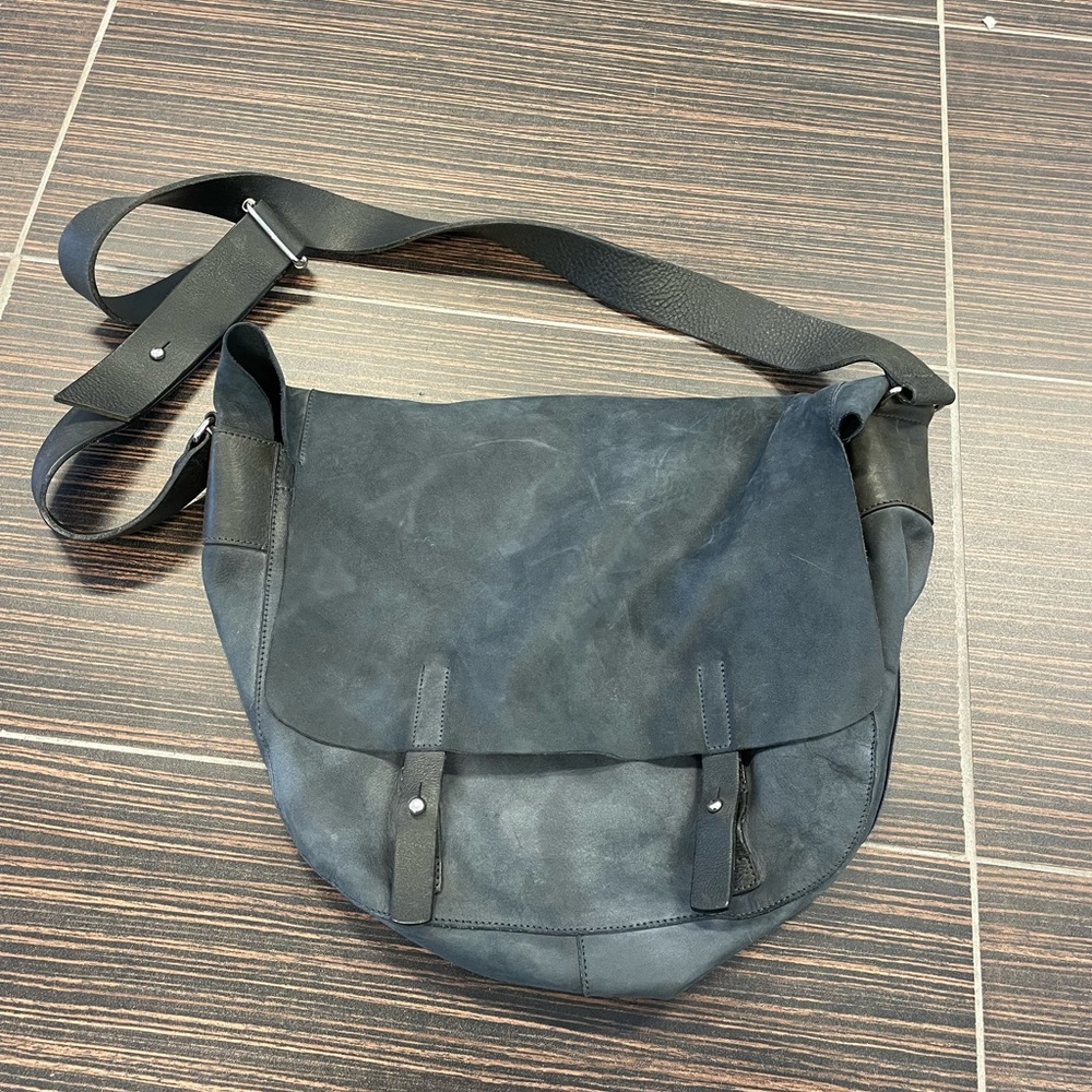 M0851 Suede Crossbody Messenger Bag or Breifcase